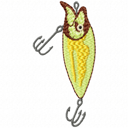 Fish Hook Embroidery Design 10